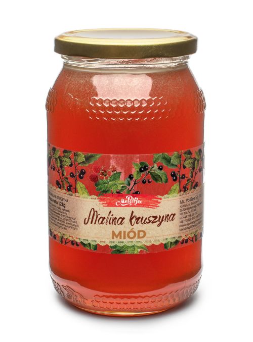 Miód Malina-Kruszyna - (1,2kg)